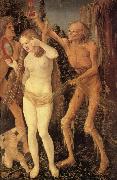 Hans Baldung Grien The Three Stages of Life,with Death Spain oil painting reproduction